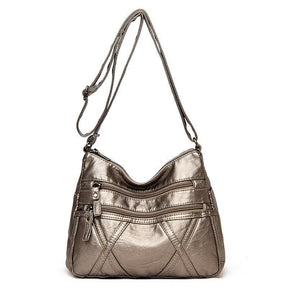 Bolsa de Ombro Feminina de Couro Designer de Luxo - Loja Ammix