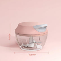 JOYBOS Food Chopper High Speed Mini Garlic Slicer Mincing Machine  Vegetable Meat Kitchen Chopper Shredder Gadget JBS88 - Loja Ammix