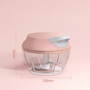 JOYBOS Food Chopper High Speed Mini Garlic Slicer Mincing Machine  Vegetable Meat Kitchen Chopper Shredder Gadget JBS88 - Loja Ammix