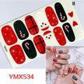 Four Sorts of Nail Stickers Fashion Nail Wraps Self Adhesive Manicure Decoracion Nail Strips Nail Sticker Set Nail Art - Loja Ammix