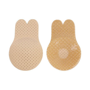 Women Push Up Bras Self Adhesive Silicone Strapless Invisible Bra Reusable Sticky Breast Lift Tape Rabbit Nipple Cover Bra Pads - Loja Ammix