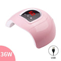 Nail Dryer LED Nail Lamp UV Lamp for Curing All Gel Nail Polish With Motion Sensing Manicure Pedicure Salon Tool - Loja Ammix