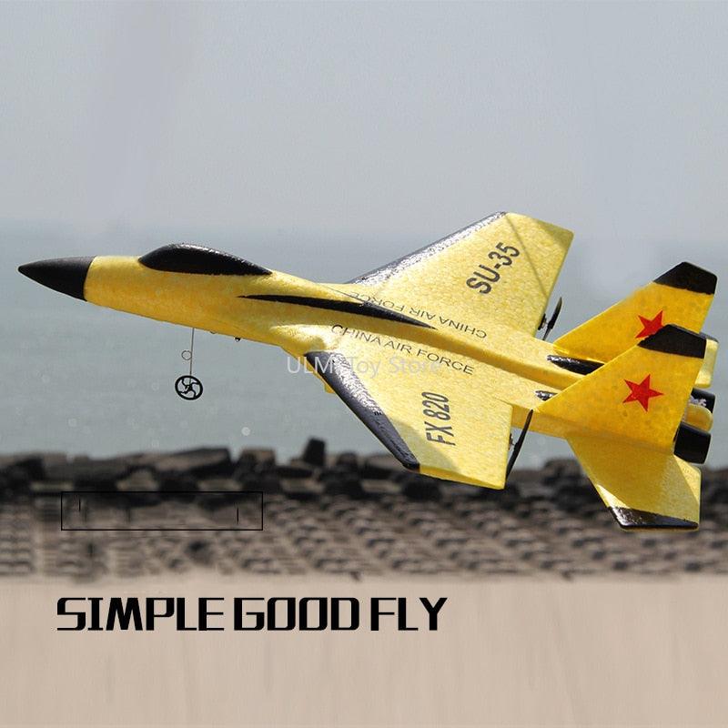 New SU-35 RC Remote Control Airplane 2.4G Remote Control Fighter Hobby Plane Glider Airplane EPP Foam Toys RC Plane Kids Gift - Loja Ammix