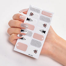 Four Sorts of Nail Stickers Fashion Nail Wraps Self Adhesive Manicure Decoracion Nail Strips Nail Sticker Set Nail Art - Loja Ammix