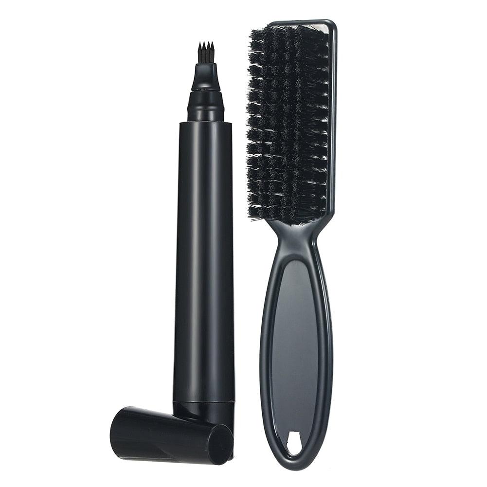 Men Beard Growth Pen Facial Hair Moustache Repair Shape Regrowth Pen Beard Enhancer Nourish Shaping Anti Hair Loss Styling Kit - Loja Ammix