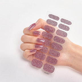 Four Sorts of Nail Stickers Fashion Nail Wraps Self Adhesive Manicure Decoracion Nail Strips Nail Sticker Set Nail Art - Loja Ammix