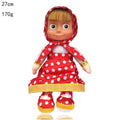 2022 Masha and Bear Model Toy Cartoon Soft Cotton Doll Animation Peripheral Derivatives Children Decorate Ornament Boy Girl Gift - Loja Ammix