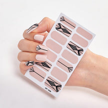 Four Sorts of Nail Stickers Fashion Nail Wraps Self Adhesive Manicure Decoracion Nail Strips Nail Sticker Set Nail Art - Loja Ammix