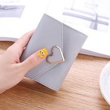 Fashion Women Wallets Leather Female Purse Mini Hasp Solid Multi-Cards Holder Coin Short Wallets Slim Small Wallet Zipper Hasp - Loja Ammix