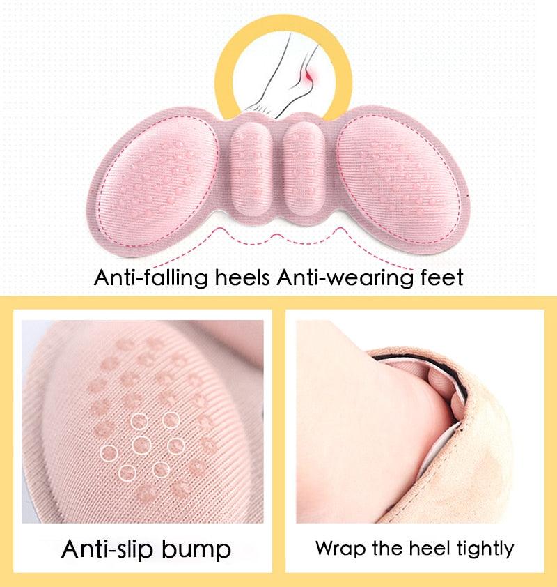 Women Insoles for Shoes High Heel Pad Adjust Size Adhesive Heels Pads Liner Grips Protector Sticker Pain Relief Foot Care Insert - Loja Ammix