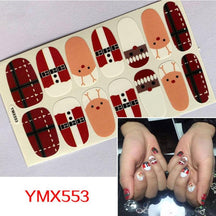 Four Sorts of Nail Stickers Fashion Nail Wraps Self Adhesive Manicure Decoracion Nail Strips Nail Sticker Set Nail Art - Loja Ammix