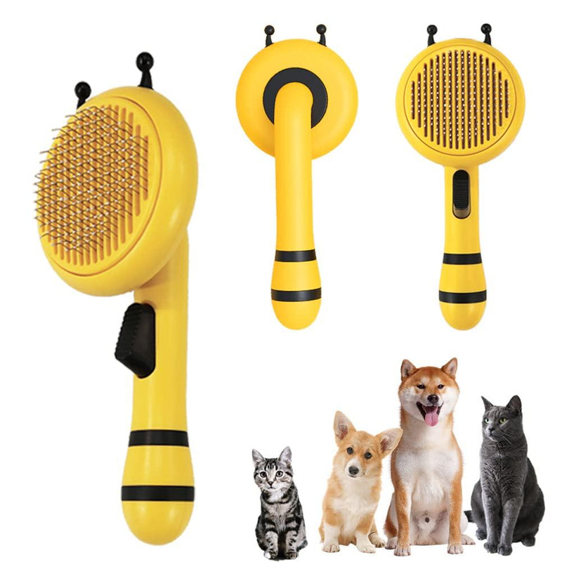 Escova de Autolimpeza para Pentear Cães e Gatos - Loja Ammix