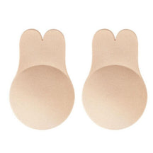 Women Push Up Bras Self Adhesive Silicone Strapless Invisible Bra Reusable Sticky Breast Lift Tape Rabbit Nipple Cover Bra Pads - Loja Ammix