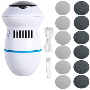 New Electric Foot Callus Remover Rechargeable Pedicure Foot File Sandpaper Feet Grinder for Heel Hard Cracked Dead Skin Remover - Loja Ammix