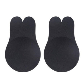 Women Push Up Bras Self Adhesive Silicone Strapless Invisible Bra Reusable Sticky Breast Lift Tape Rabbit Nipple Cover Bra Pads - Loja Ammix