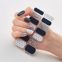 Four Sorts of Nail Stickers Fashion Nail Wraps Self Adhesive Manicure Decoracion Nail Strips Nail Sticker Set Nail Art - Loja Ammix