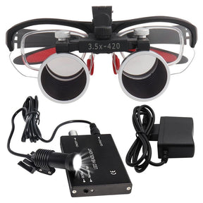 Lupa Dental Binocular Médico 2.5/3.5x420 - Loja Ammix