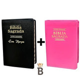 Kit 2 Bíblias Sagradas Letra Gigante Com Harpa Cristã - Loja Ammix