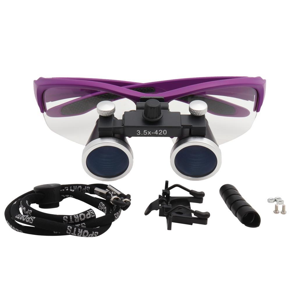 Lupa Dental Binocular Médico 2.5/3.5x420 - Loja Ammix