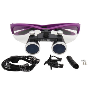 Lupa Dental Binocular Médico 2.5/3.5x420 - Loja Ammix