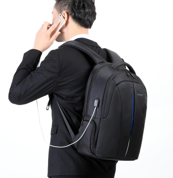 Shoulder computer bag student bag business travel backpack - Loja Ammix