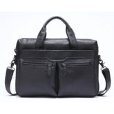 Factory wholesale men Handbag Shoulder leather briefcase bag business casual leather shoulder bag man - Loja Ammix