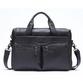Factory wholesale men Handbag Shoulder leather briefcase bag business casual leather shoulder bag man - Loja Ammix
