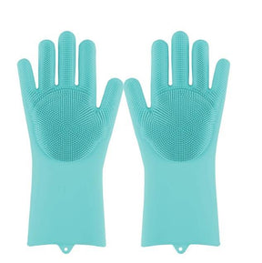 Luva de Silicone para Lavar Louça - Loja Ammix
