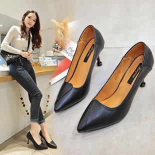 Black stiletto heel shoes - Loja Ammix